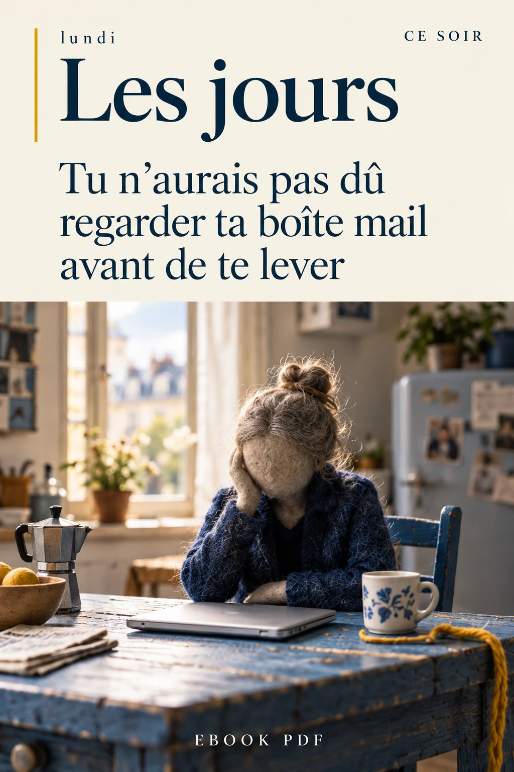 Couverture ebook Le lundi, livre à lire le soir PDF Ce Soir