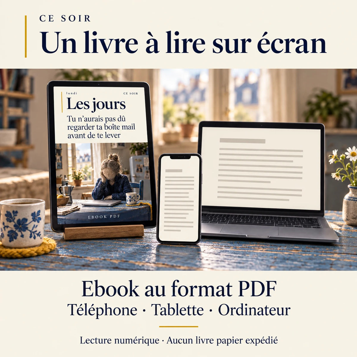Ebook PDF téléchargement immédiat, livre du lundi soir Ce Soir