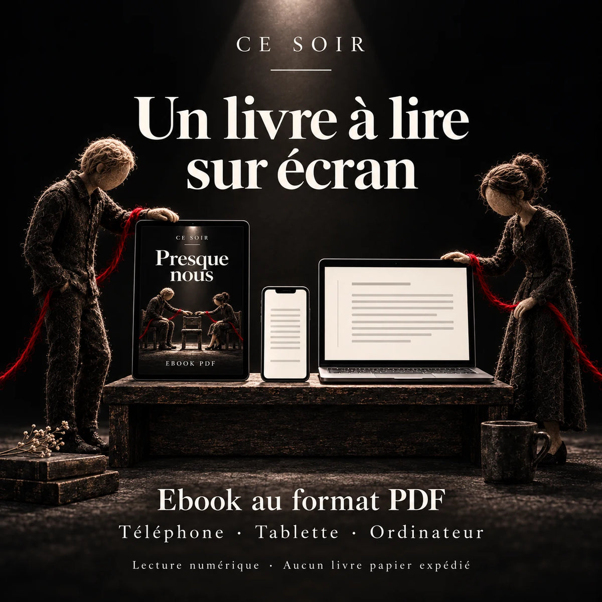 Ebook PDF téléchargement immédiat, livre amour moderne Ce Soir