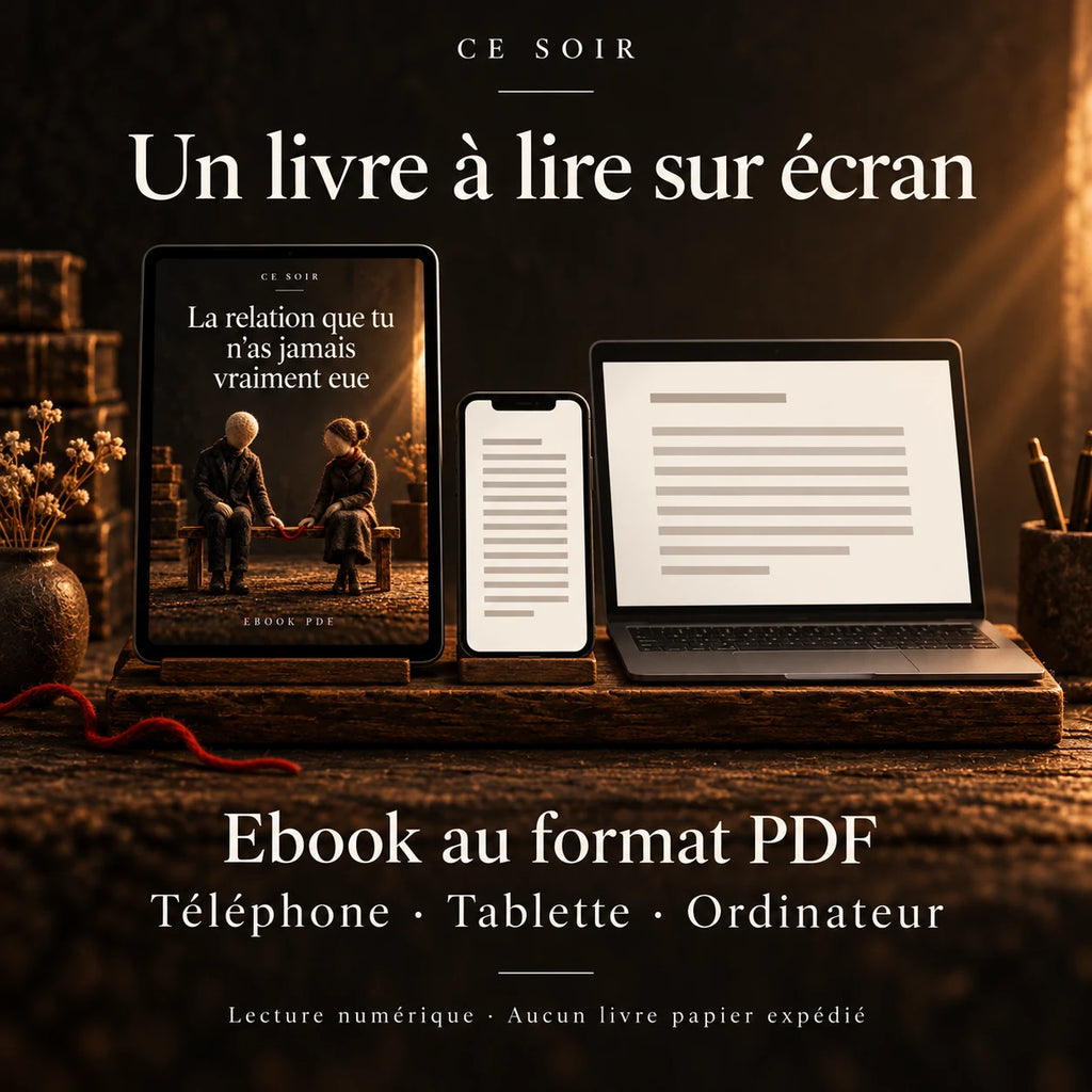 Ebook PDF téléchargement immédiat, livre sur les relations Ce Soir