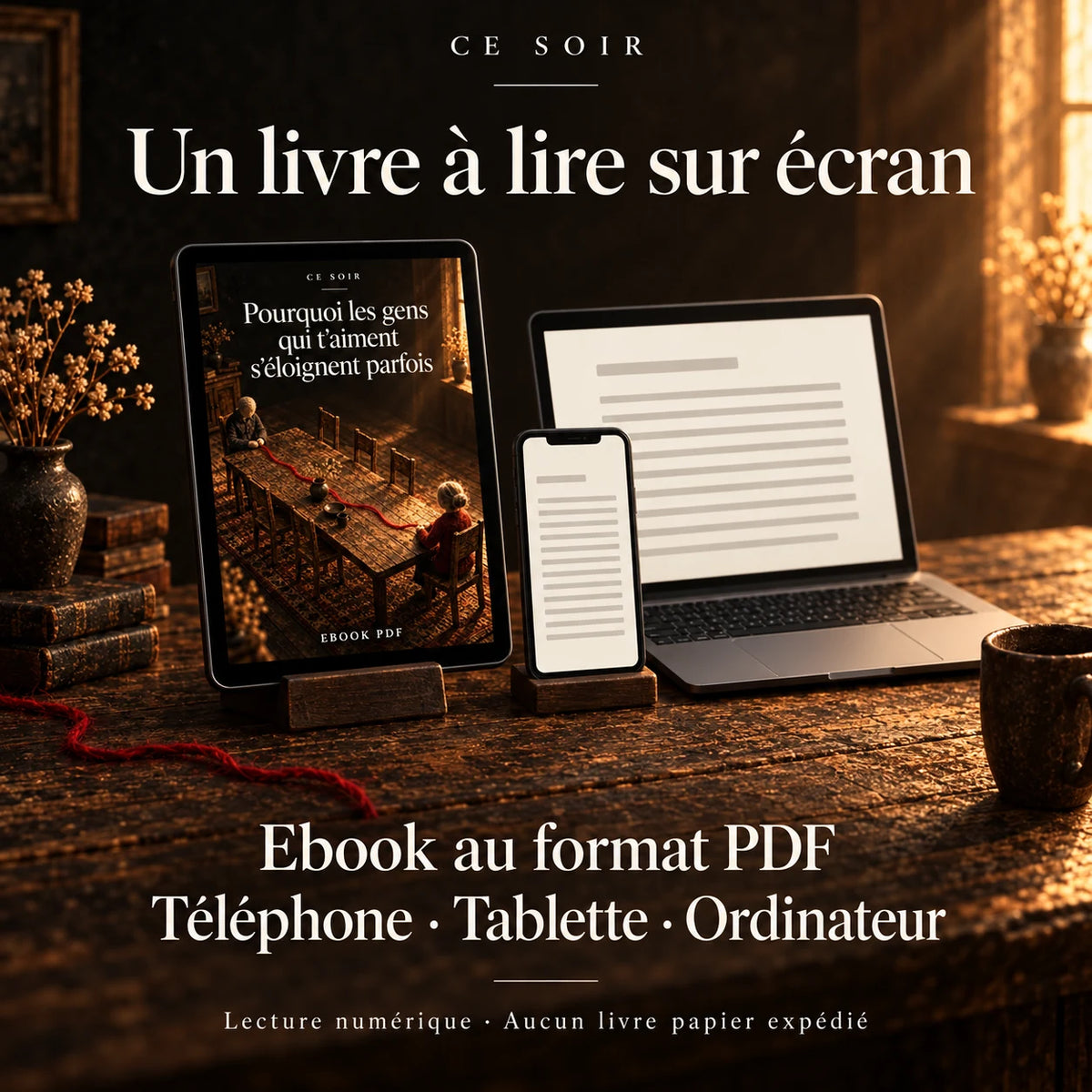 Ebook PDF téléchargement immédiat, livre sur les relations Ce Soir