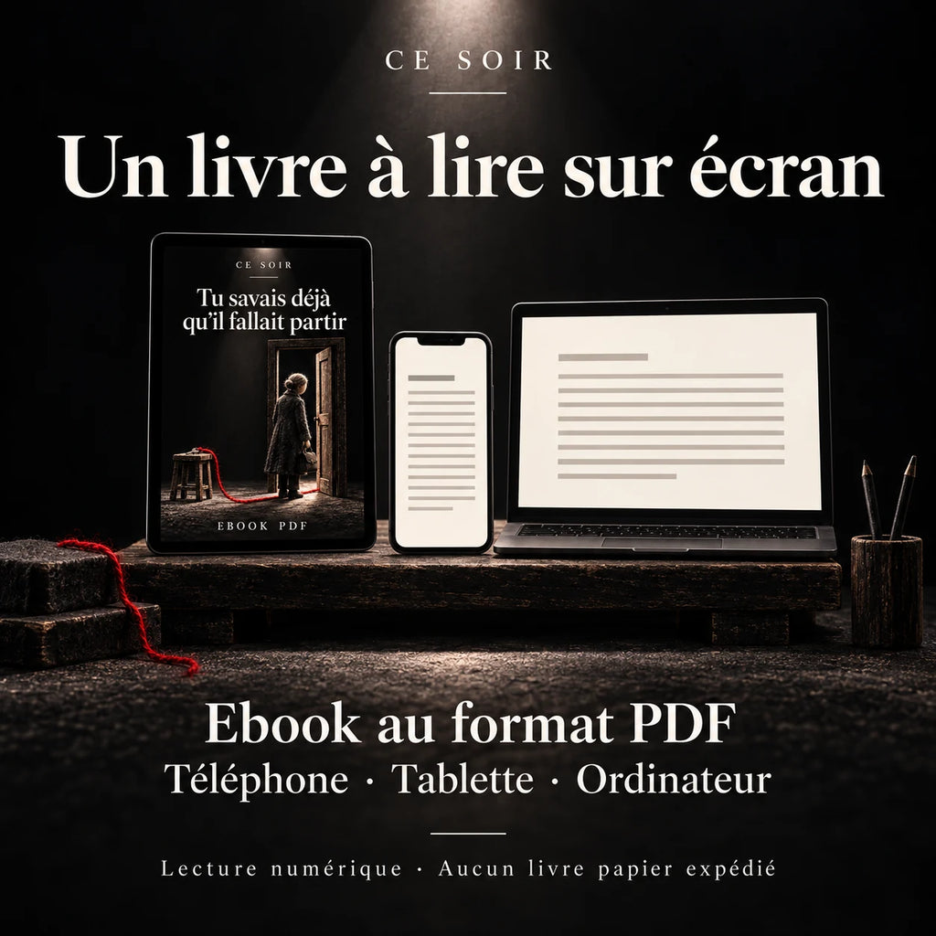 Ebook PDF téléchargement immédiat, livre sur la rupture Ce Soir