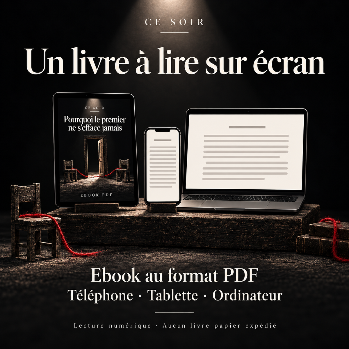 Ebook PDF telechargement immediat, livre premier amour Ce Soir